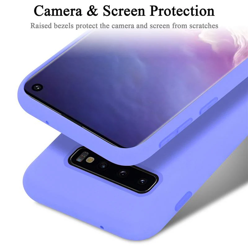 Cadorabo Hülle kompatibel mit Samsung Galaxy S10 4G Schutzhülle aus flexiblem TPU Silikon