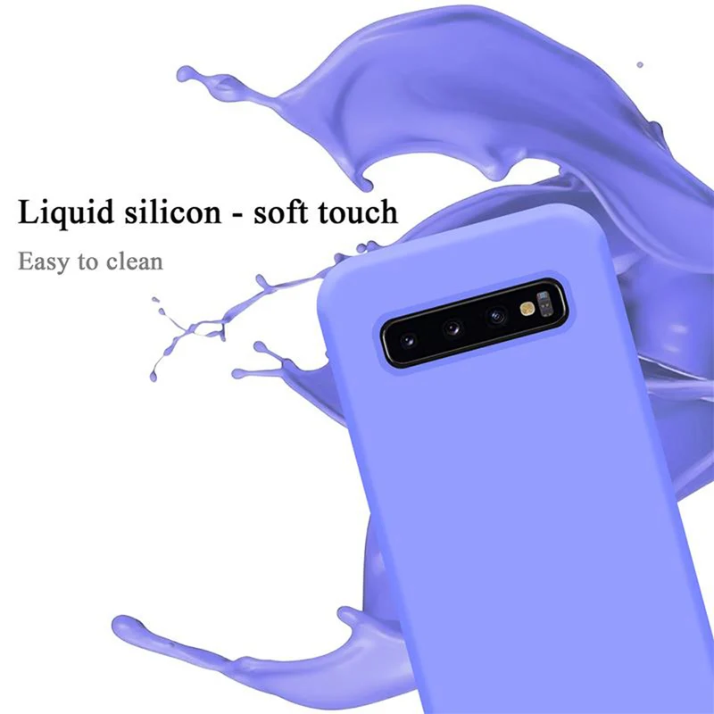 Cadorabo Hülle kompatibel mit Samsung Galaxy S10 4G Schutzhülle aus flexiblem TPU Silikon