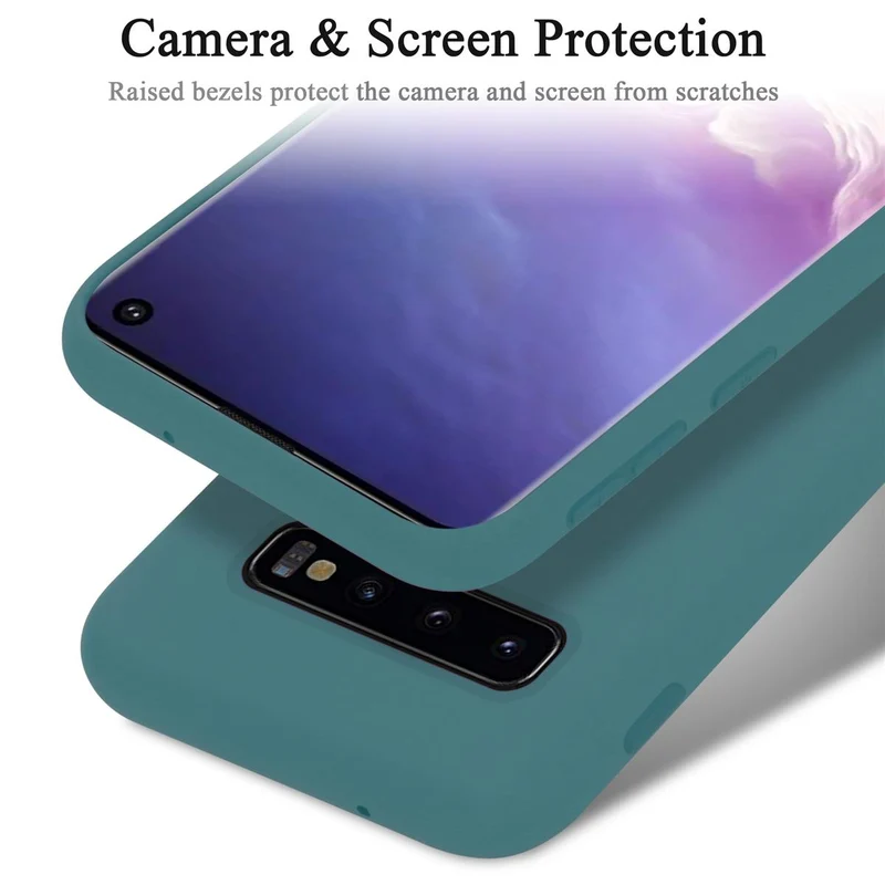 Cadorabo Hülle kompatibel mit Samsung Galaxy S10 4G Schutzhülle aus flexiblem TPU Silikon
