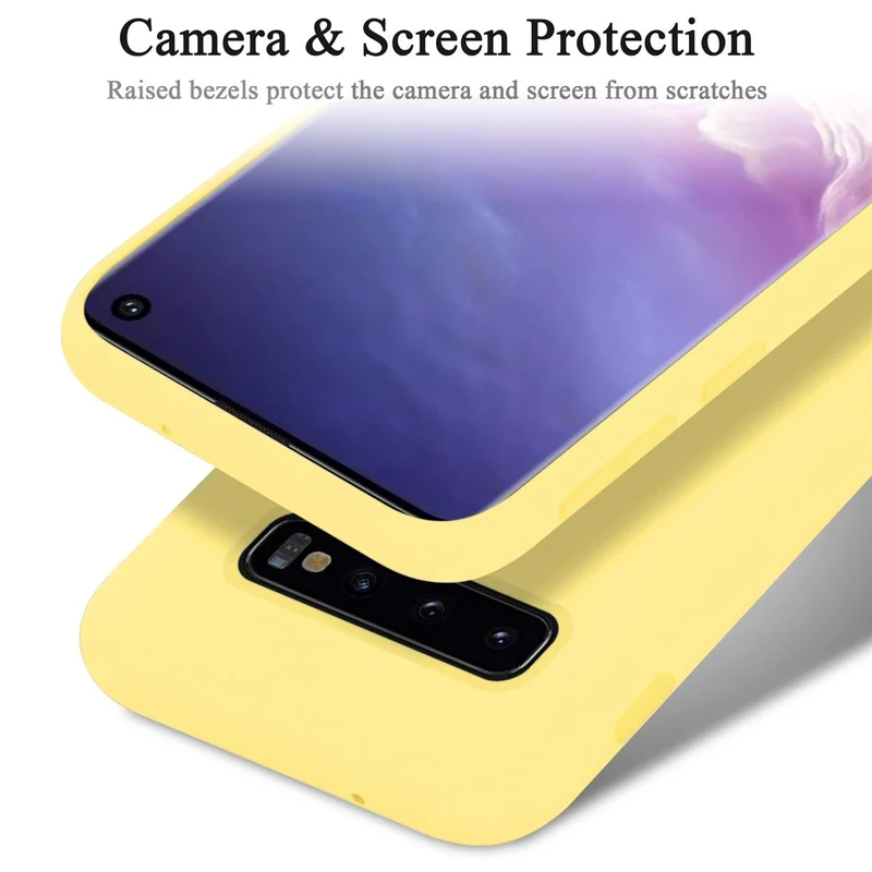Cadorabo Hülle kompatibel mit Samsung Galaxy S10 4G Schutzhülle aus flexiblem TPU Silikon
