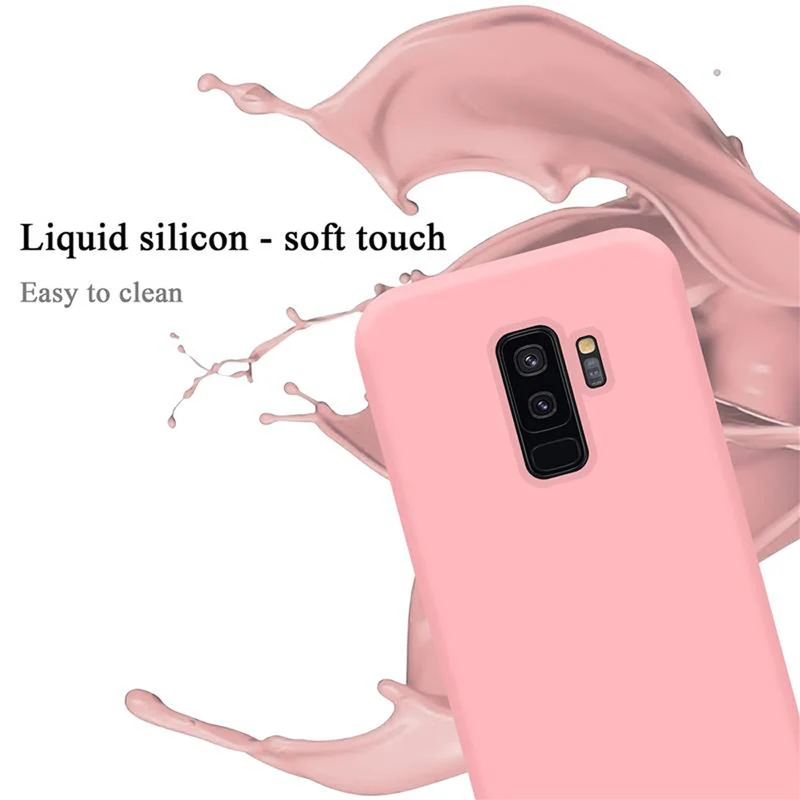 Cadorabo Hülle kompatibel mit Samsung Galaxy S9 PLUS Schutzhülle aus flexiblem TPU Silikon