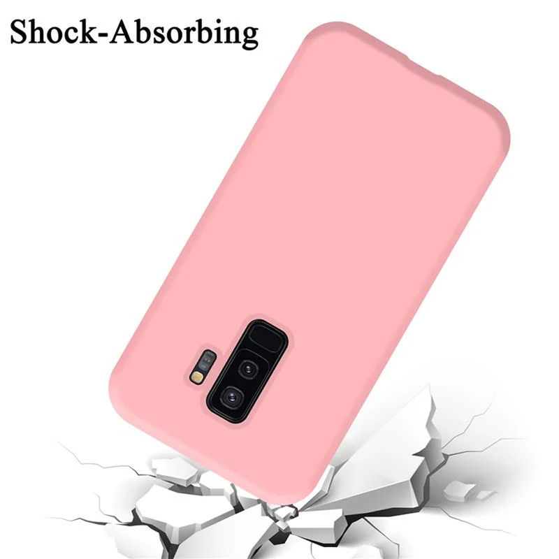 Cadorabo Hülle kompatibel mit Samsung Galaxy S9 PLUS Schutzhülle aus flexiblem TPU Silikon