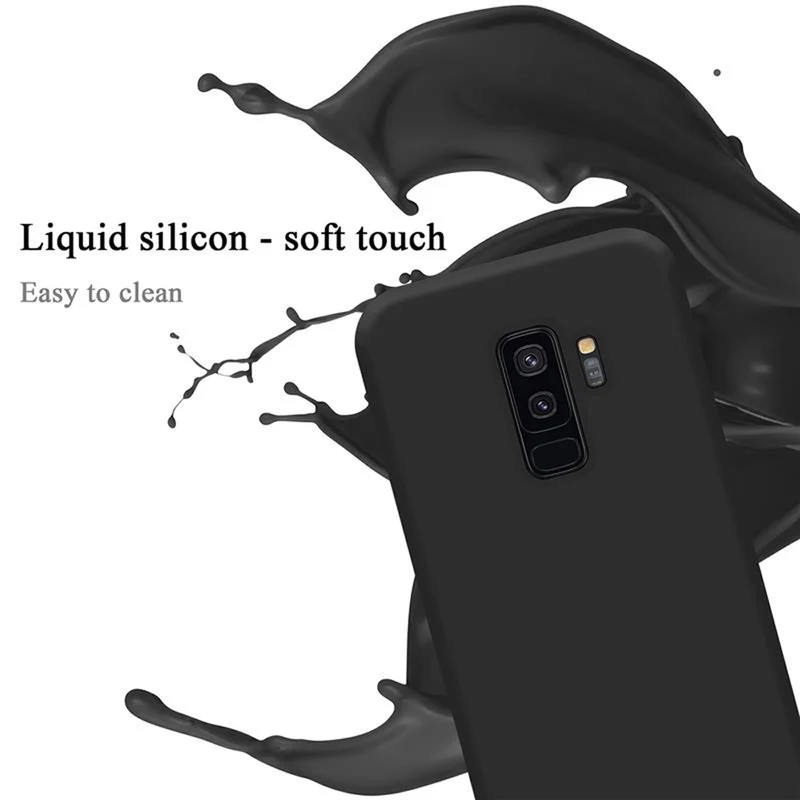 Cadorabo Hülle kompatibel mit Samsung Galaxy S9 PLUS Schutzhülle aus flexiblem TPU Silikon