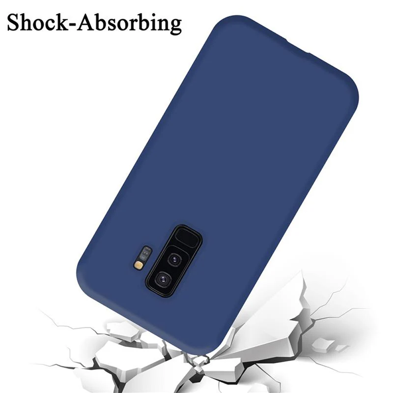 Cadorabo Hülle kompatibel mit Samsung Galaxy S9 PLUS Schutzhülle aus flexiblem TPU Silikon