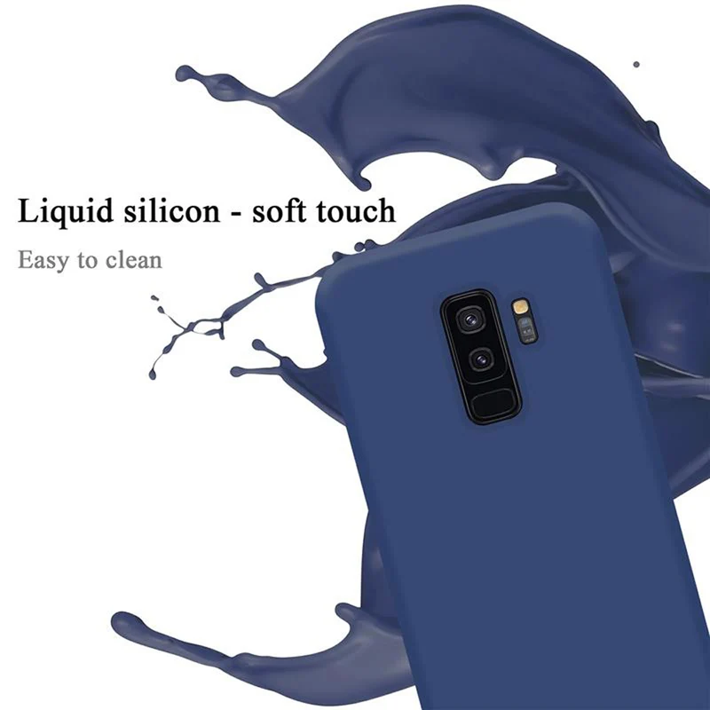 Cadorabo Hülle kompatibel mit Samsung Galaxy S9 PLUS Schutzhülle aus flexiblem TPU Silikon
