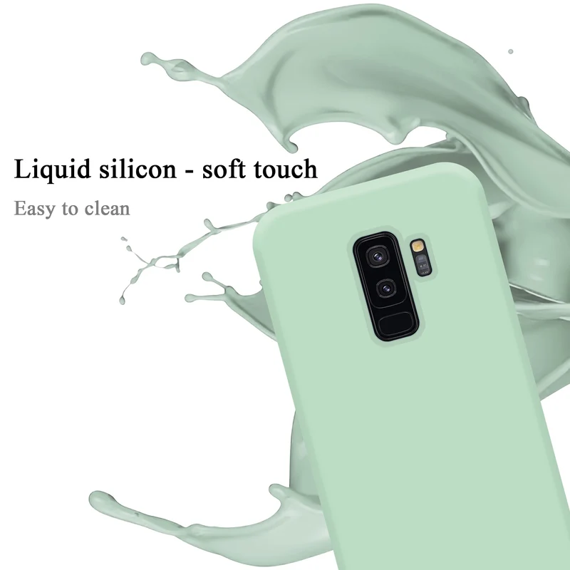 Cadorabo Hülle kompatibel mit Samsung Galaxy S9 PLUS Schutzhülle aus flexiblem TPU Silikon
