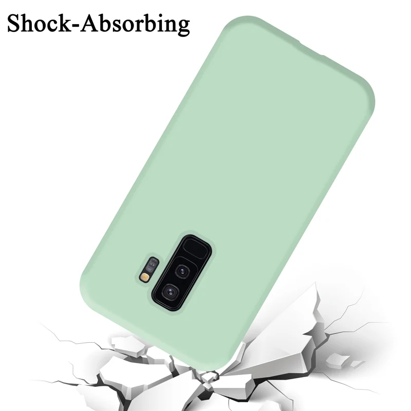 Cadorabo Hülle kompatibel mit Samsung Galaxy S9 PLUS Schutzhülle aus flexiblem TPU Silikon