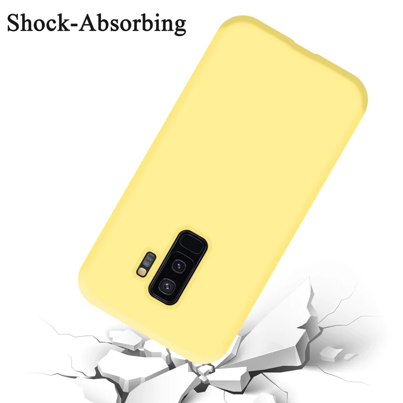 Cadorabo Hülle kompatibel mit Samsung Galaxy S9 PLUS Schutzhülle aus flexiblem TPU Silikon