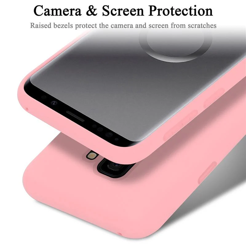 Cadorabo Hülle kompatibel mit Samsung Galaxy S9 Schutzhülle aus flexiblem TPU Silikon