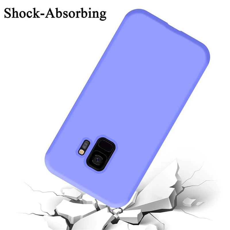 Cadorabo Hülle kompatibel mit Samsung Galaxy S9 Schutzhülle aus flexiblem TPU Silikon