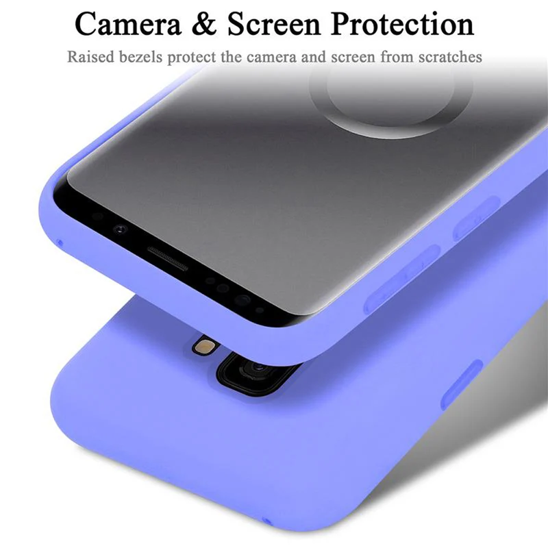 Cadorabo Hülle kompatibel mit Samsung Galaxy S9 Schutzhülle aus flexiblem TPU Silikon