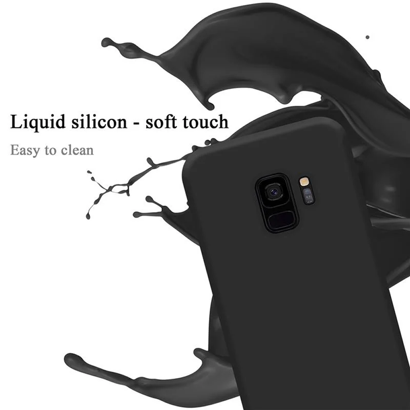 Cadorabo Hülle kompatibel mit Samsung Galaxy S9 Schutzhülle aus flexiblem TPU Silikon