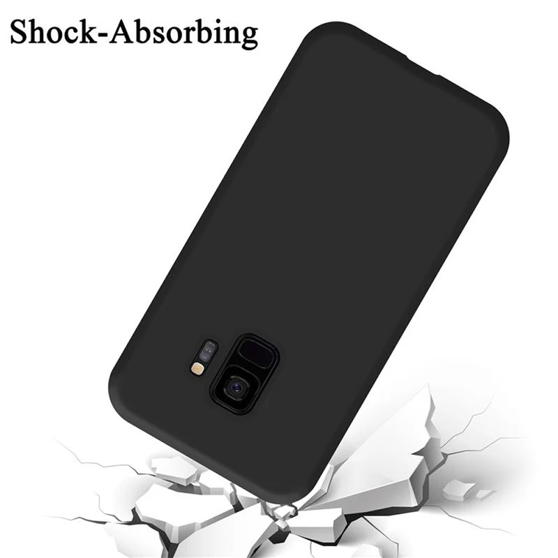 Cadorabo Hülle kompatibel mit Samsung Galaxy S9 Schutzhülle aus flexiblem TPU Silikon