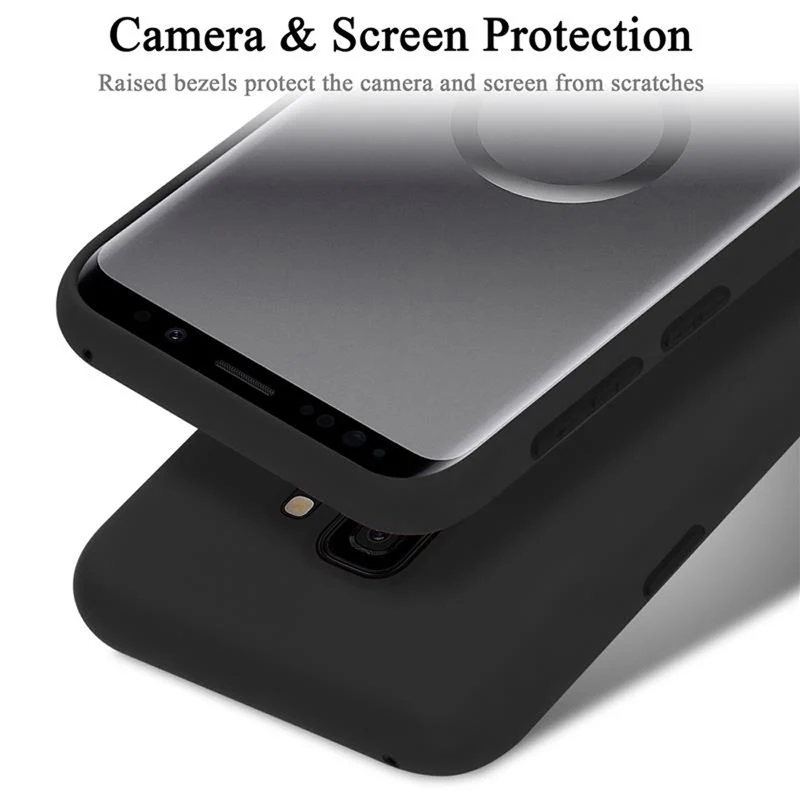 Cadorabo Hülle kompatibel mit Samsung Galaxy S9 Schutzhülle aus flexiblem TPU Silikon