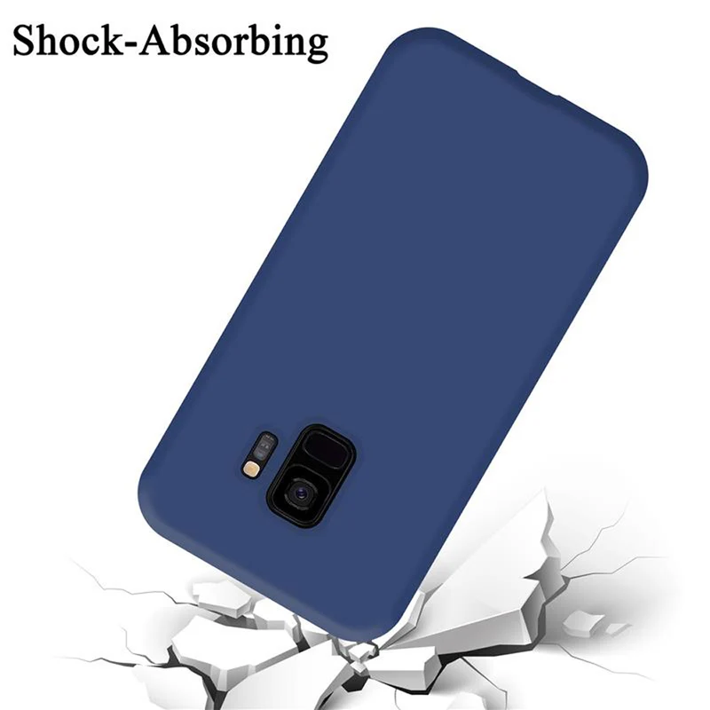 Cadorabo Hülle kompatibel mit Samsung Galaxy S9 Schutzhülle aus flexiblem TPU Silikon
