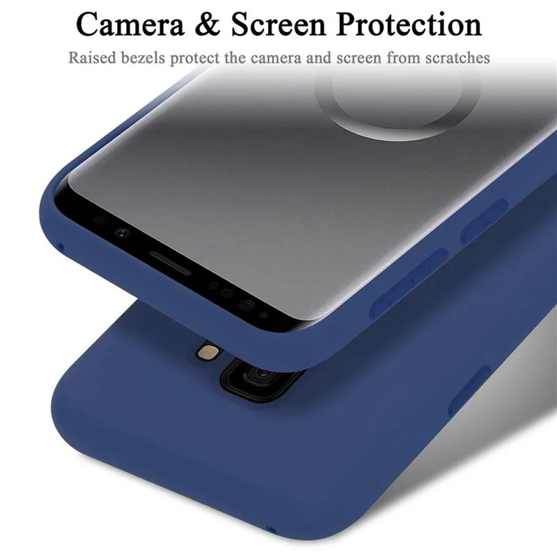 Cadorabo Hülle kompatibel mit Samsung Galaxy S9 Schutzhülle aus flexiblem TPU Silikon