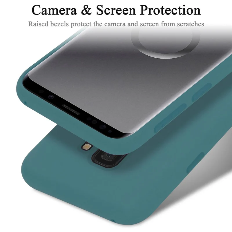 Cadorabo Hülle kompatibel mit Samsung Galaxy S9 Schutzhülle aus flexiblem TPU Silikon