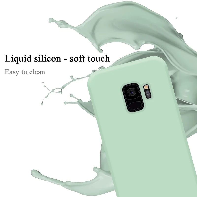 Cadorabo Hülle kompatibel mit Samsung Galaxy S9 Schutzhülle aus flexiblem TPU Silikon