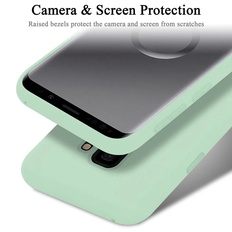 Cadorabo Hülle kompatibel mit Samsung Galaxy S9 Schutzhülle aus flexiblem TPU Silikon