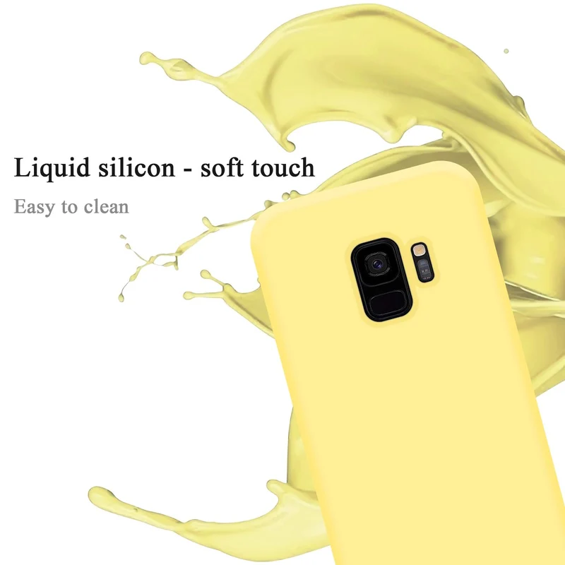 Cadorabo Hülle kompatibel mit Samsung Galaxy S9 Schutzhülle aus flexiblem TPU Silikon