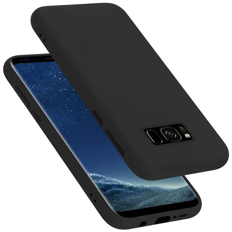 Cadorabo Hülle kompatibel mit Samsung Galaxy S8 PLUS Schutzhülle aus flexiblem TPU Silikon