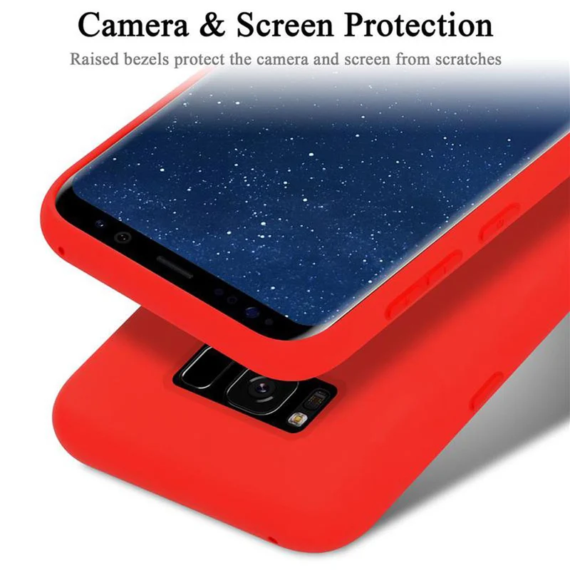 Cadorabo Hülle kompatibel mit Samsung Galaxy S8 PLUS Schutzhülle aus flexiblem TPU Silikon