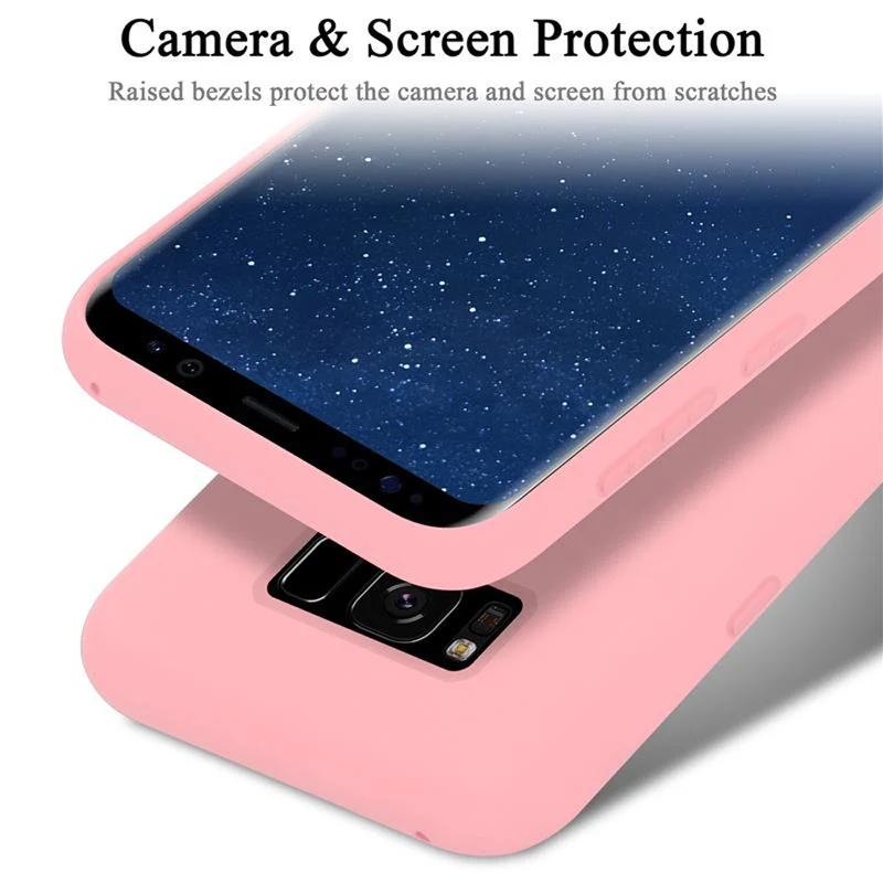 Cadorabo Hülle kompatibel mit Samsung Galaxy S8 PLUS Schutzhülle aus flexiblem TPU Silikon
