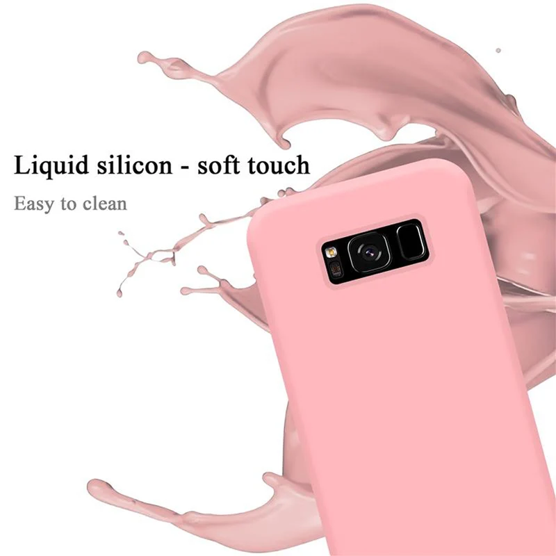 Cadorabo Hülle kompatibel mit Samsung Galaxy S8 PLUS Schutzhülle aus flexiblem TPU Silikon