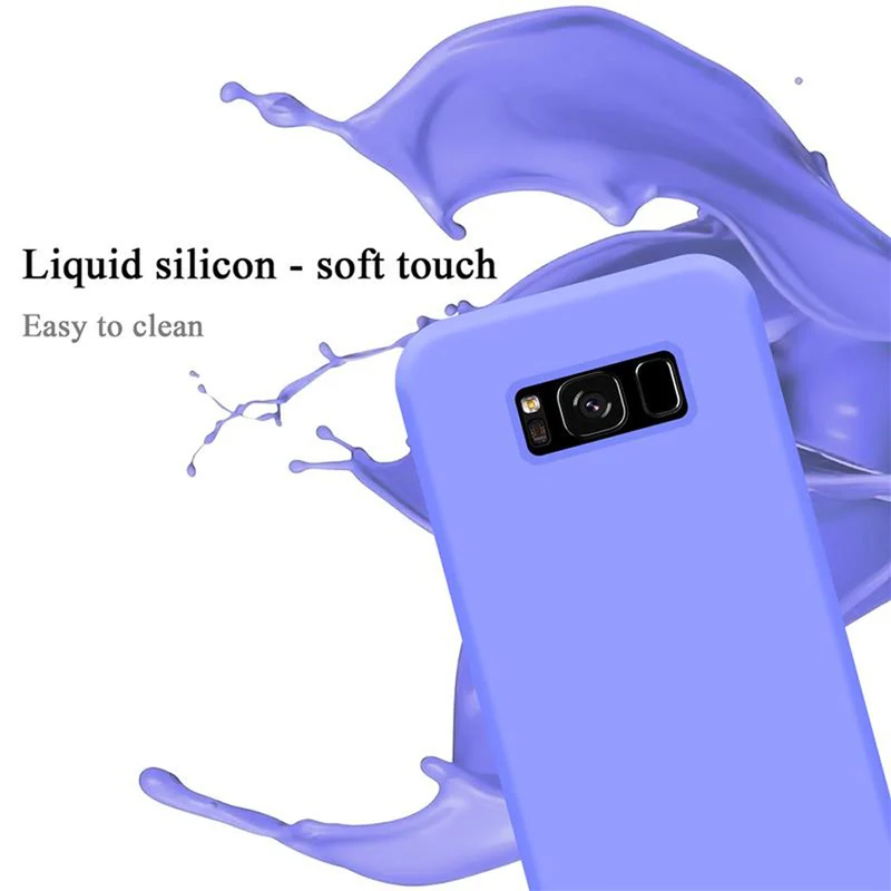 Cadorabo Hülle kompatibel mit Samsung Galaxy S8 PLUS Schutzhülle aus flexiblem TPU Silikon