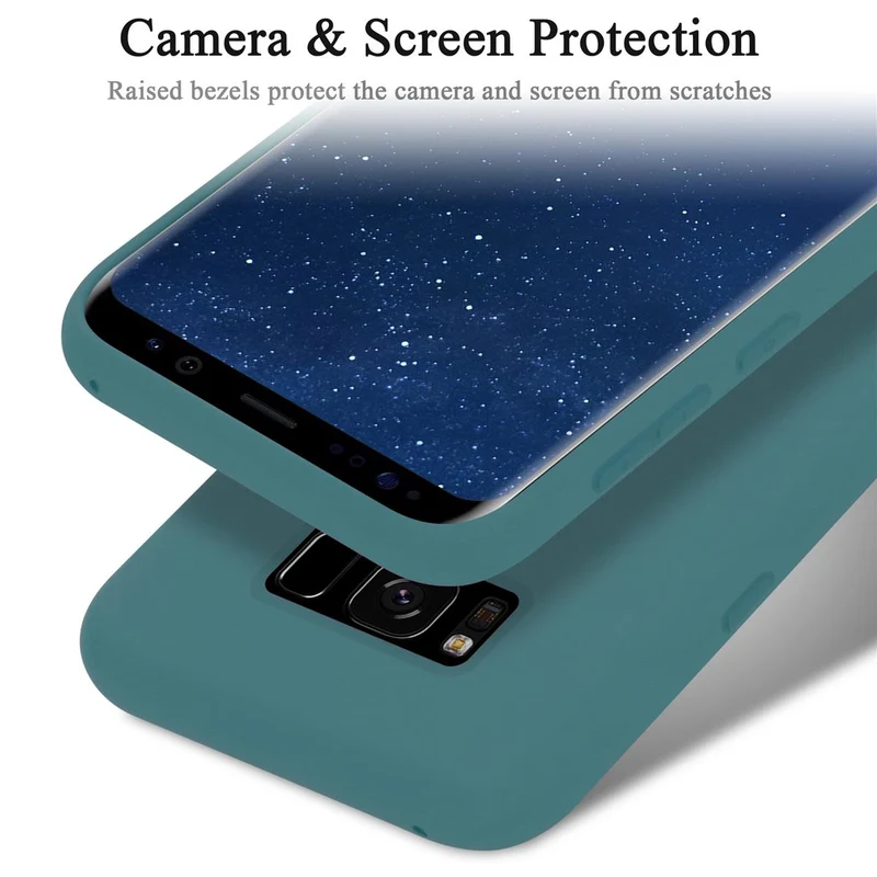 Cadorabo Hülle kompatibel mit Samsung Galaxy S8 PLUS Schutzhülle aus flexiblem TPU Silikon