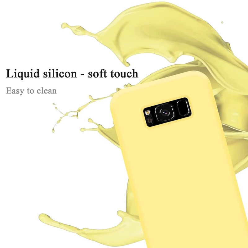 Cadorabo Hülle kompatibel mit Samsung Galaxy S8 PLUS Schutzhülle aus flexiblem TPU Silikon