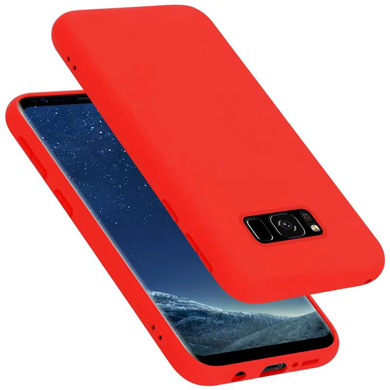 Cadorabo Hülle kompatibel mit Samsung Galaxy S8 Schutzhülle aus flexiblem TPU Silikon