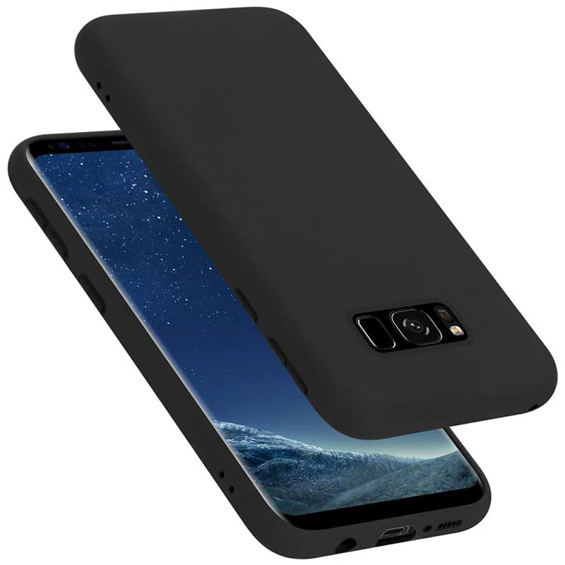 Cadorabo Hülle kompatibel mit Samsung Galaxy S8 Schutzhülle aus flexiblem TPU Silikon