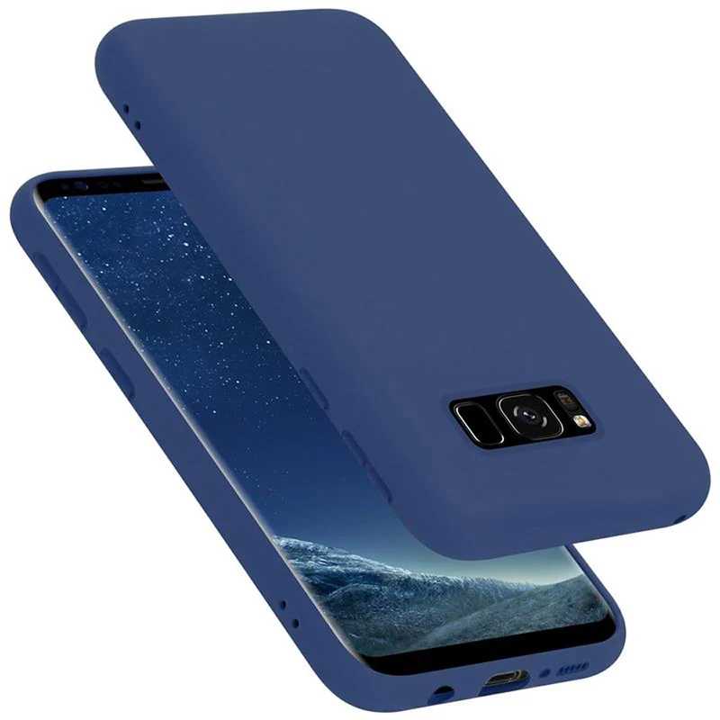 Cadorabo Hülle kompatibel mit Samsung Galaxy S8 Schutzhülle aus flexiblem TPU Silikon