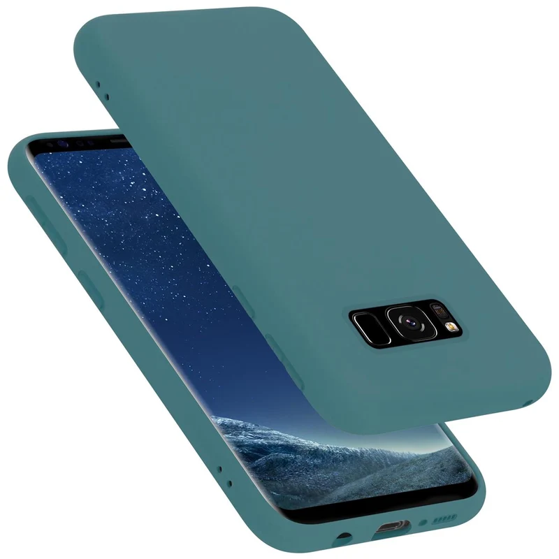 Cadorabo Hülle kompatibel mit Samsung Galaxy S8 Schutzhülle aus flexiblem TPU Silikon
