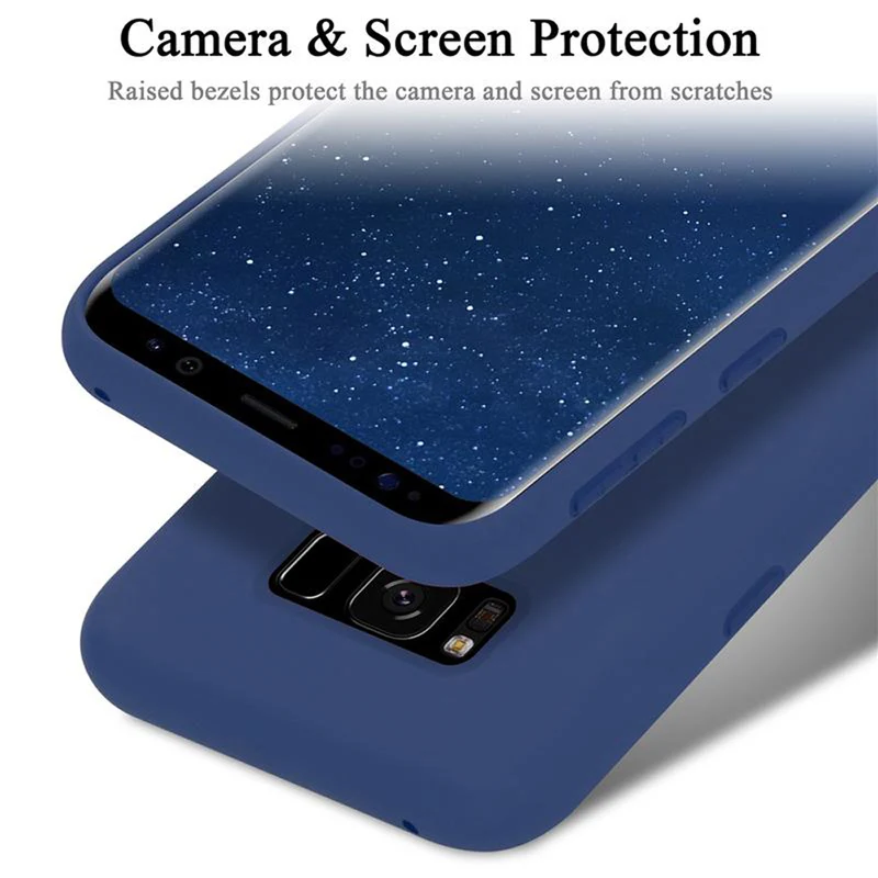 Cadorabo Hülle kompatibel mit Samsung Galaxy S8 Schutzhülle aus flexiblem TPU Silikon