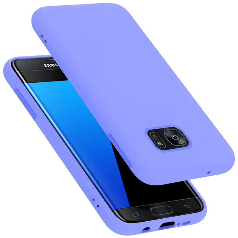 Cadorabo Hülle kompatibel mit Samsung Galaxy S7 EDGE Schutzhülle aus flexiblem TPU Silikon