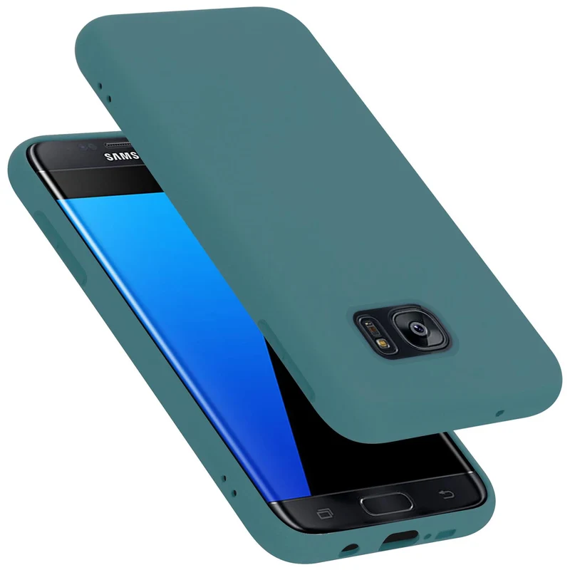 Cadorabo Hülle kompatibel mit Samsung Galaxy S7 EDGE Schutzhülle aus flexiblem TPU Silikon