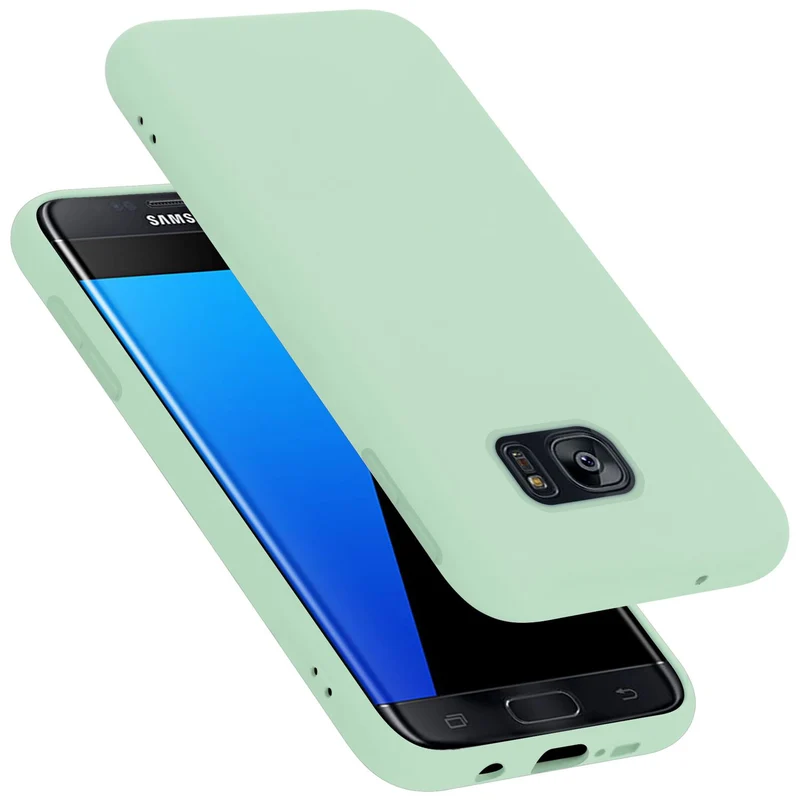 Cadorabo Hülle kompatibel mit Samsung Galaxy S7 EDGE Schutzhülle aus flexiblem TPU Silikon
