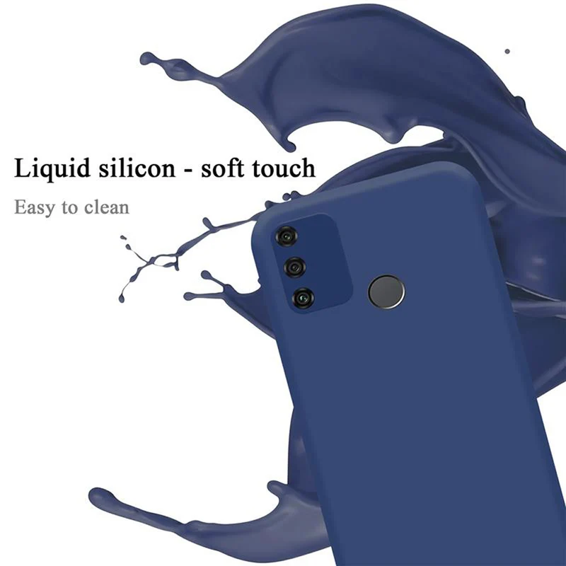 Cadorabo Hülle kompatibel mit Honor 9A Schutzhülle aus flexiblem TPU Silikon