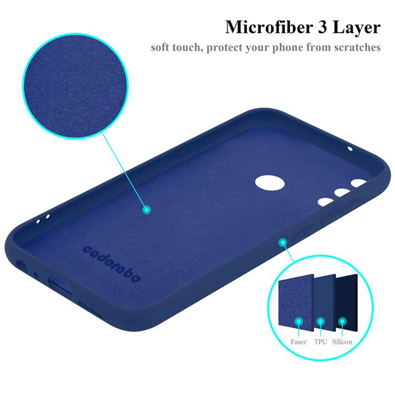 Cadorabo Hülle kompatibel mit Honor 9A Schutzhülle aus flexiblem TPU Silikon