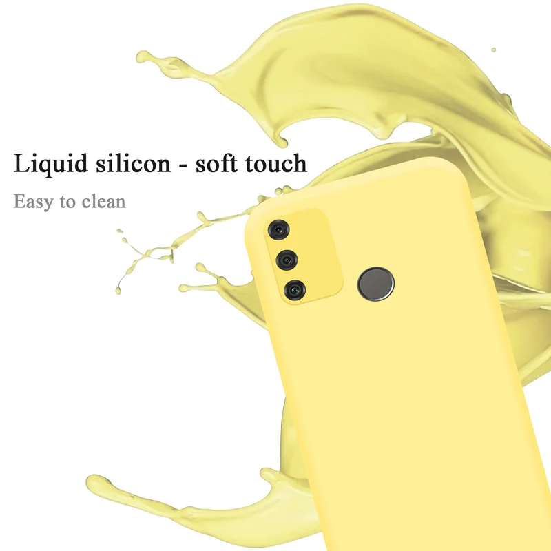 Cadorabo Hülle kompatibel mit Honor 9A Schutzhülle aus flexiblem TPU Silikon