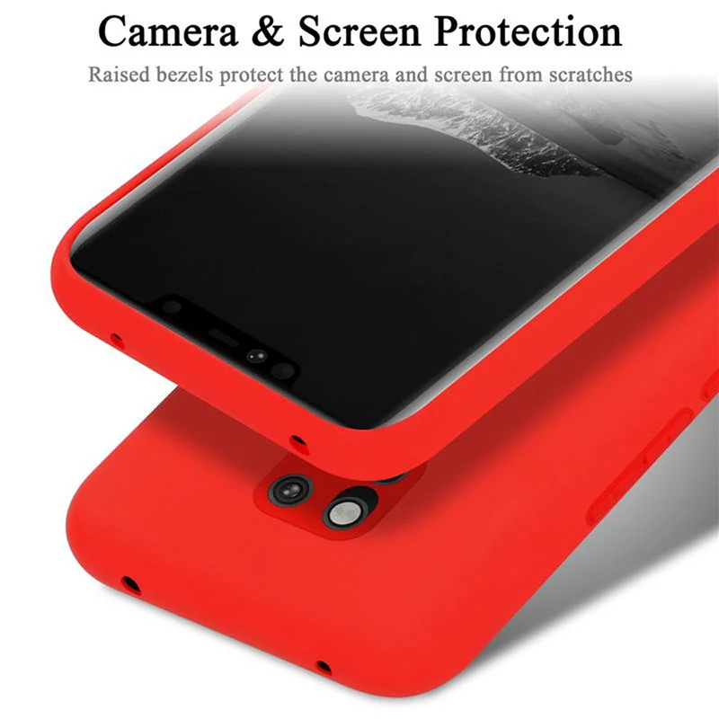 Cadorabo Hülle kompatibel mit Huawei MATE 20 PRO Schutzhülle aus flexiblem TPU Silikon