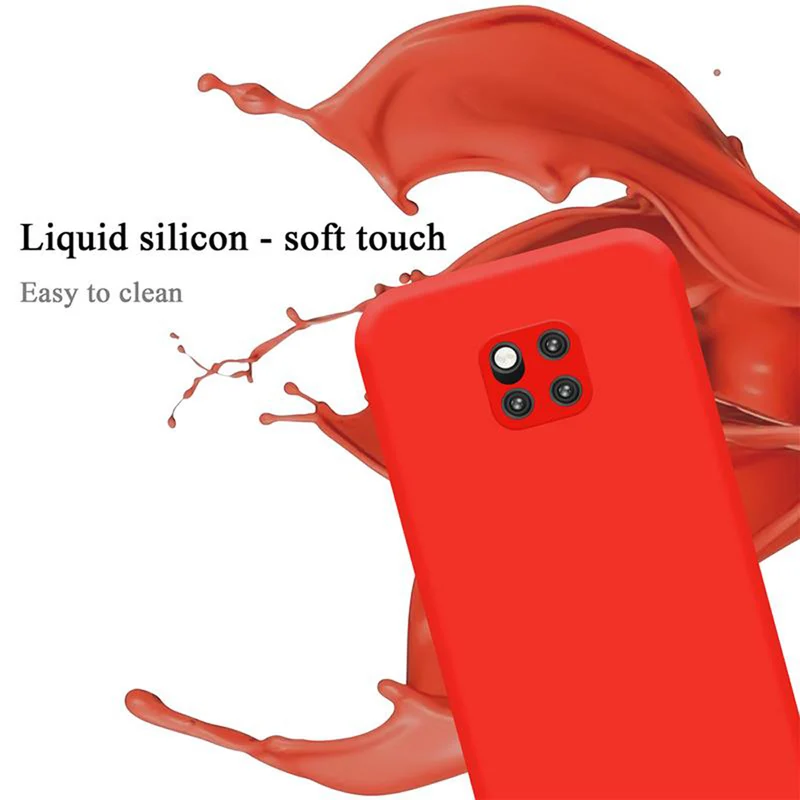 Cadorabo Hülle kompatibel mit Huawei MATE 20 PRO Schutzhülle aus flexiblem TPU Silikon