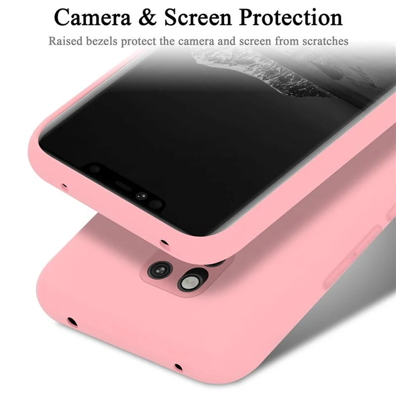 Cadorabo Hülle kompatibel mit Huawei MATE 20 PRO Schutzhülle aus flexiblem TPU Silikon