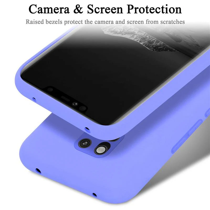 Cadorabo Hülle kompatibel mit Huawei MATE 20 PRO Schutzhülle aus flexiblem TPU Silikon