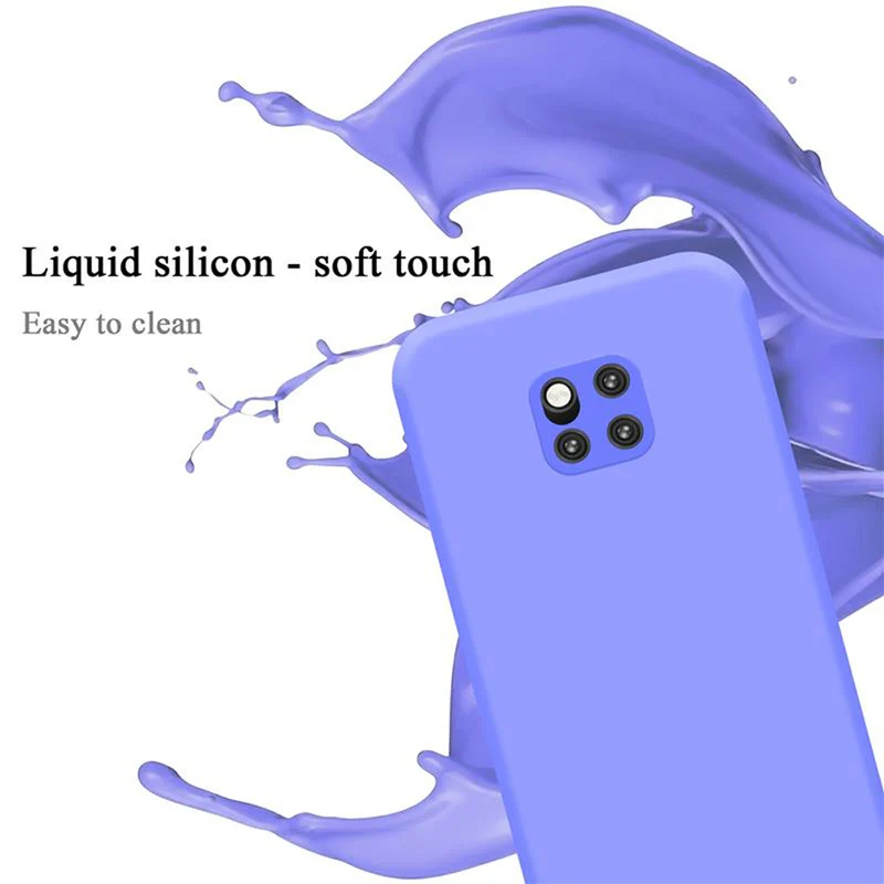 Cadorabo Hülle kompatibel mit Huawei MATE 20 PRO Schutzhülle aus flexiblem TPU Silikon