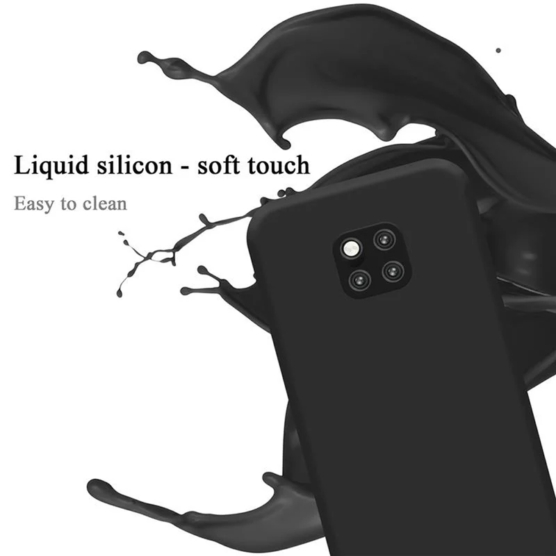 Cadorabo Hülle kompatibel mit Huawei MATE 20 PRO Schutzhülle aus flexiblem TPU Silikon