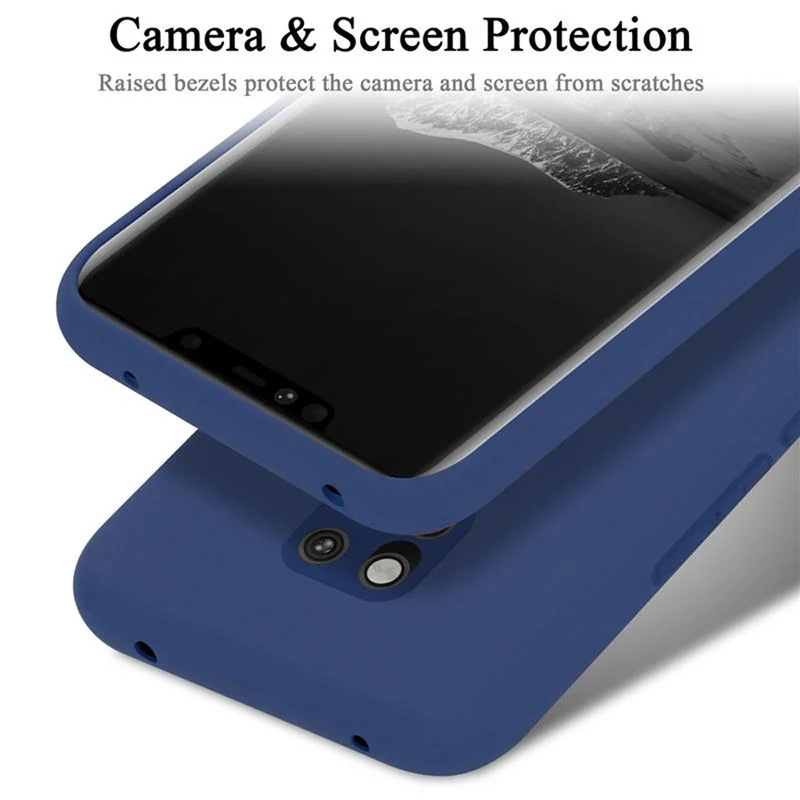 Cadorabo Hülle kompatibel mit Huawei MATE 20 PRO Schutzhülle aus flexiblem TPU Silikon