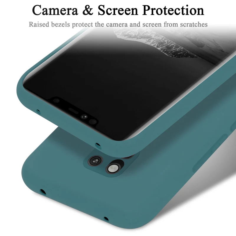 Cadorabo Hülle kompatibel mit Huawei MATE 20 PRO Schutzhülle aus flexiblem TPU Silikon